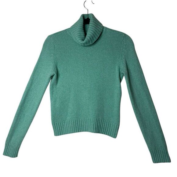 Daniel Bishop Sweaters - Daniel Bishop Light Green Cashmere Turtleneck Sweater Sz S Preppy, Collegiate